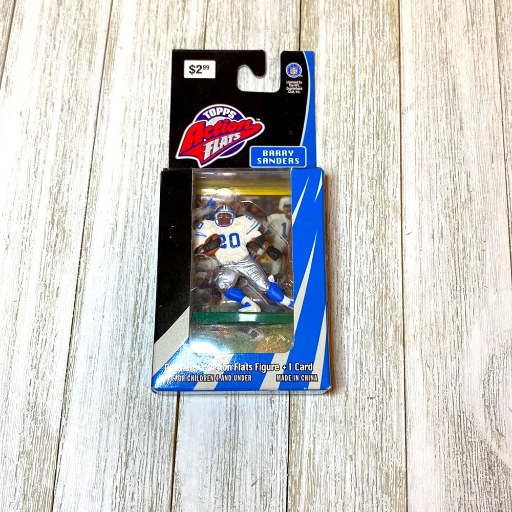 1998 Barry Sanders ‘Topps Action Flats’ Figure